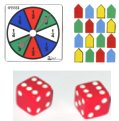 Spinners Dice and Markers