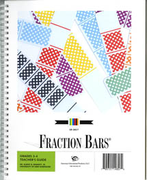 Grades 3 to 4 Fraction Bars Teachers Guide Cover