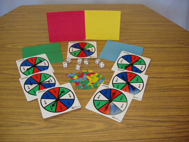 Spinners Dice and Markers